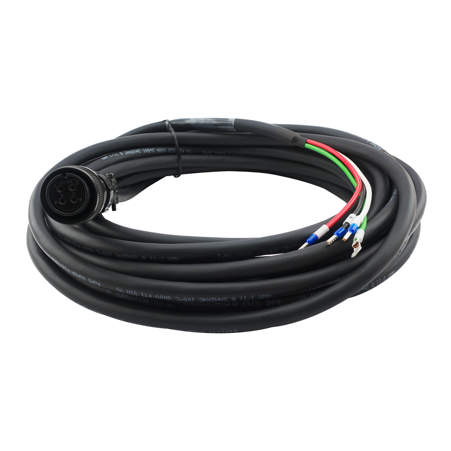 Силовой кабель серводвигателя HIWIN HVPM04BB10MB