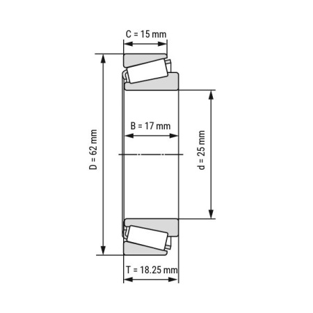 Timken_30305 (30305M-90KM1)_drawing
