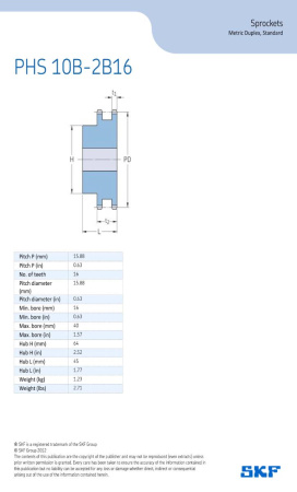 PHS 10B-2B16