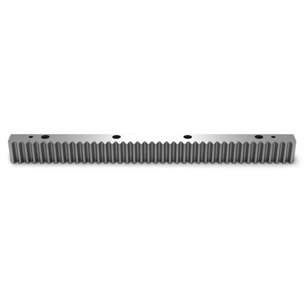 Rack - straight teeth - mounting holes