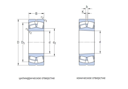 SKF_22213_EK_C3_drawing