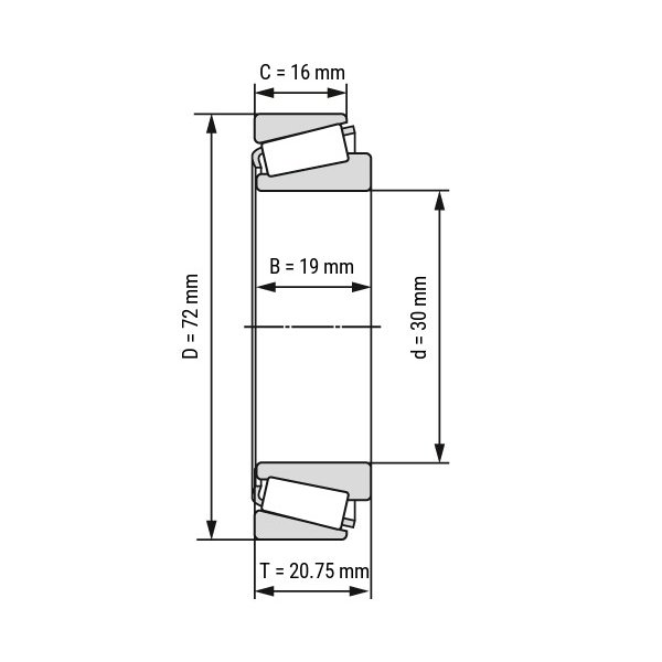 Timken_30306 (30306M-90KM1)_drawing