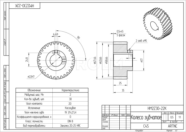 HM2Z30-22K_drawing
