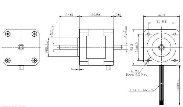 Fulling Motor FL42STH38-1684B-5